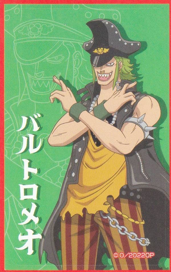 ONE PIECE 365日ステッカー　バルトロメオ　キャベンディッシュ Amazon.co.jp: 【36.バルトロメオ】ONE PIECE FILM RED デコステッカー